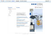 Tablet Screenshot of linktec.com